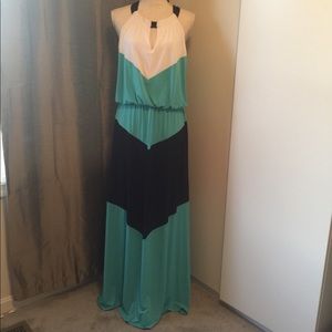 London Times Size 14 Maxi Dress Long